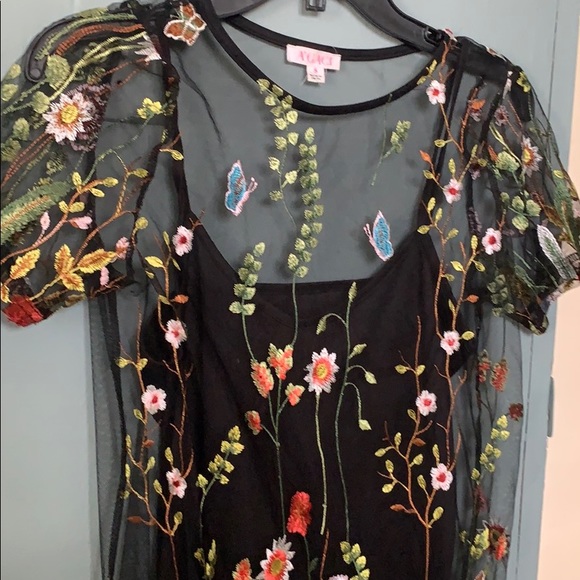 Mini black dress - Picture 2 of 5